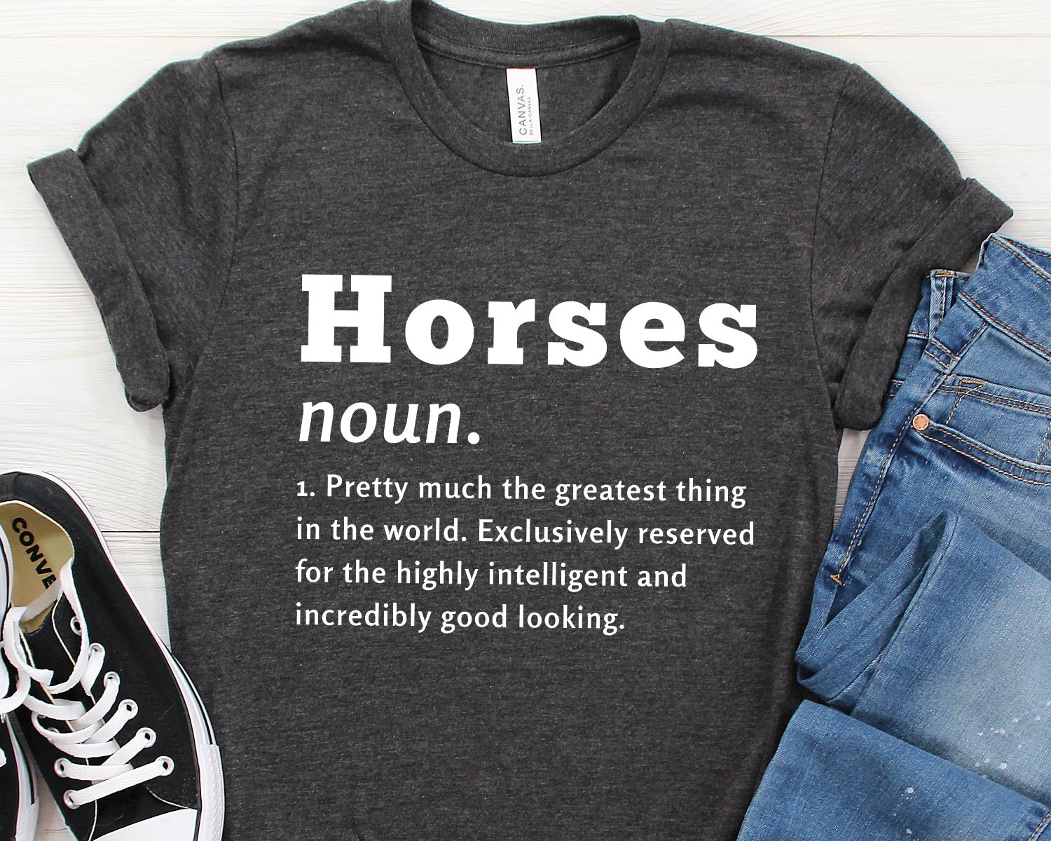 Horses Definition Horse Shirt Horse Lover Gift Equestrian Etsy