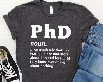 Phd Jokes Etsy