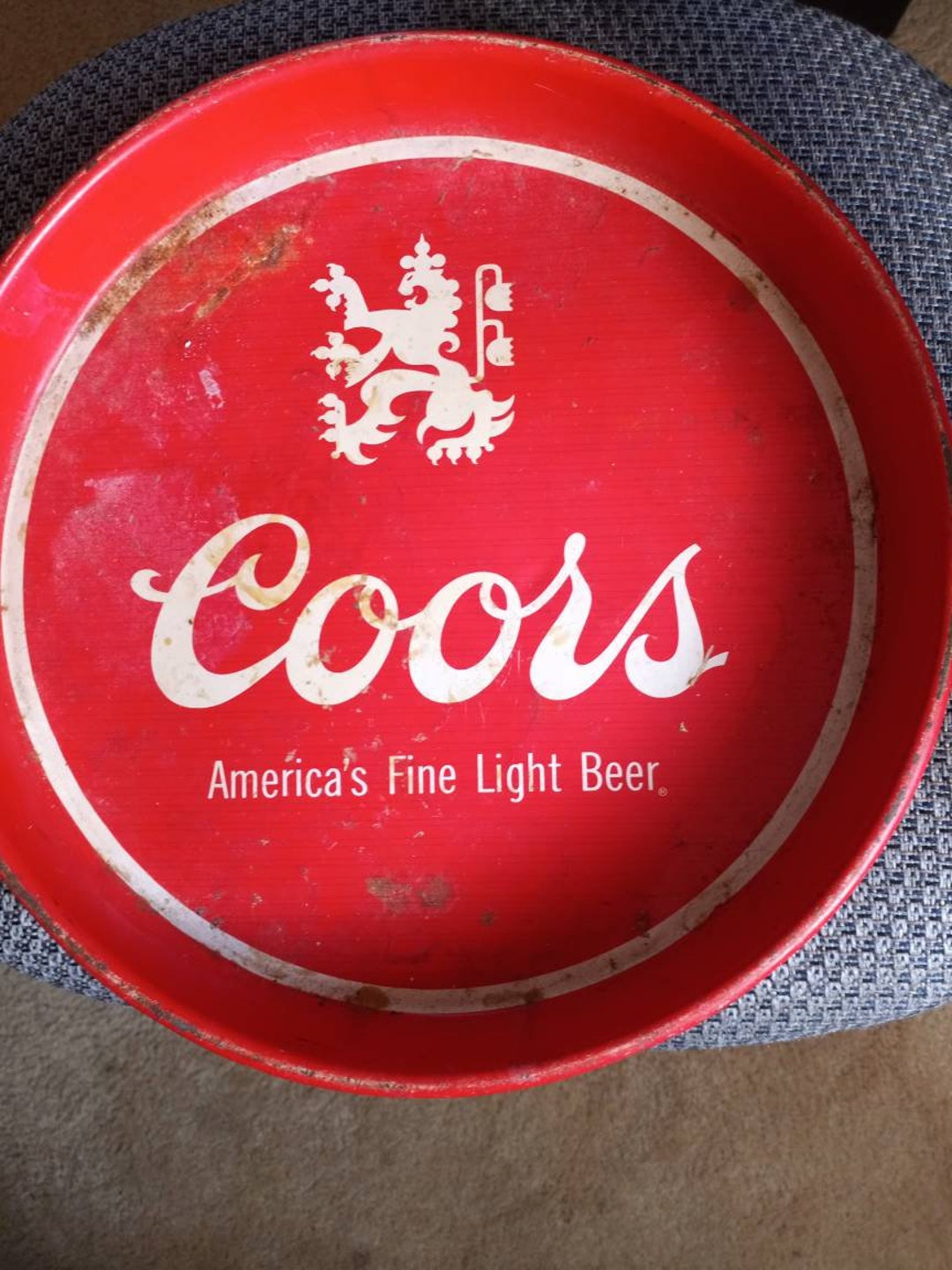 Vintage and Rustic Coors Beer Tray Etsy