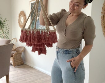 Tassel chandelier