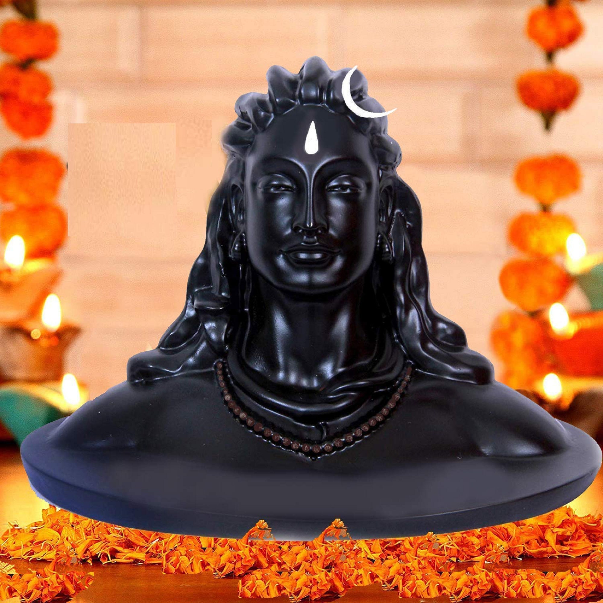 Lord Adiyogi Shiva Idol for Home Decor Gift & Puja Car Etsy