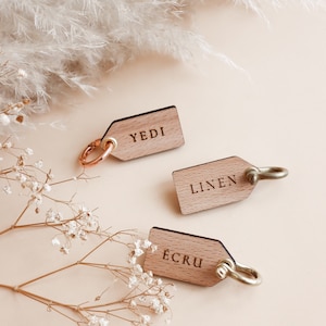MIKUJI || wooden pet ID tag