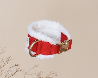 AMÕR + LÉTT || fluffy hound collar / gold