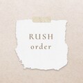 RUSH || order upgrade product logo