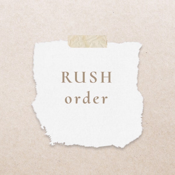 RUSH || order upgrade