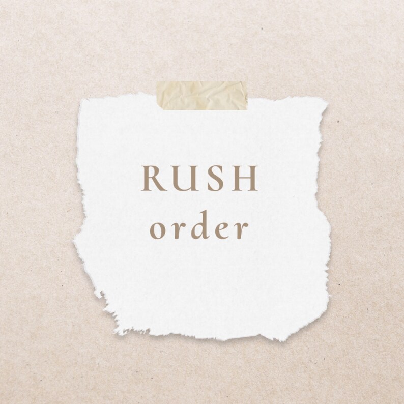 RUSH order upgrade image 1