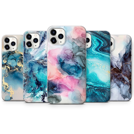 Personalised Initial Phone Case;Name on Flower Marble Hard Cover For  OnePlus