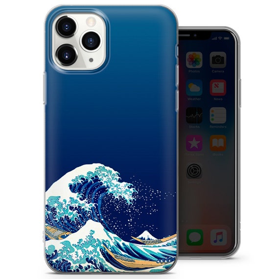 Japanese Wave Phone Case Kanagawa Art Cover Fit for iPhone