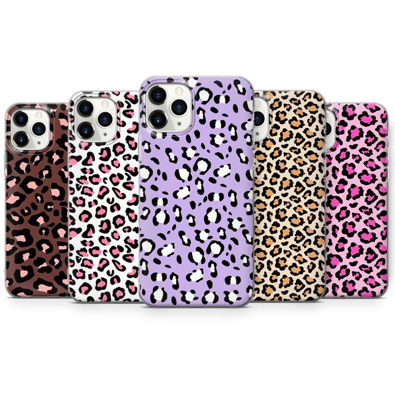 Leopard Print Phone Case Animal Print Cover Fit for Iphone 13 Etsy