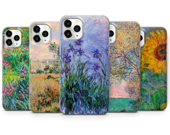 Famous Iconic Art Phone Case Van Gogh Art Cover fit for iPhone 13, 12, 11 Pro 7+, X, XR,Samsung S10+, S20, S21, A51, A12 Huawei P30 Pro