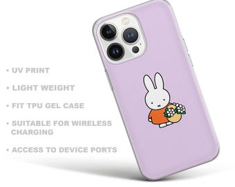 Miffy and Yoshimoto Nara Phone Case Japanese Aesthetic for iPhone