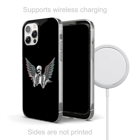 mio⭐︎Wings Phonecase iphone16pro White Angel Wings iPhone 16 Pro Max Glass Back Cover - Flat