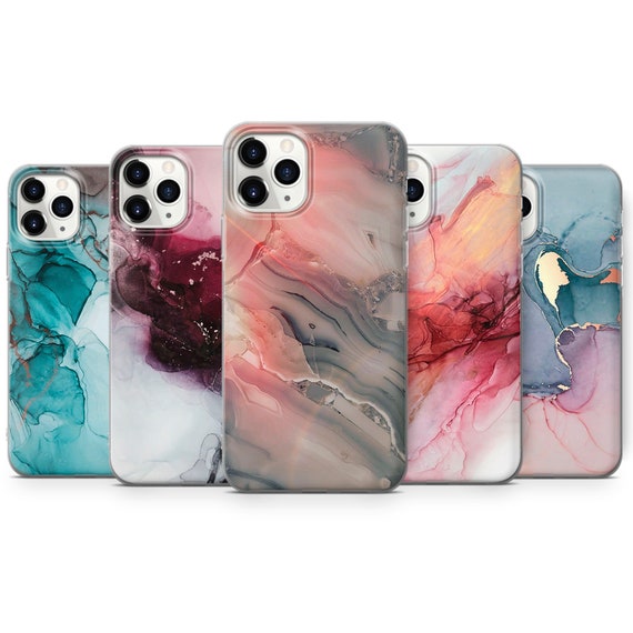Personalised Initial Phone Case;Name on Flower Marble Hard Cover For  OnePlus