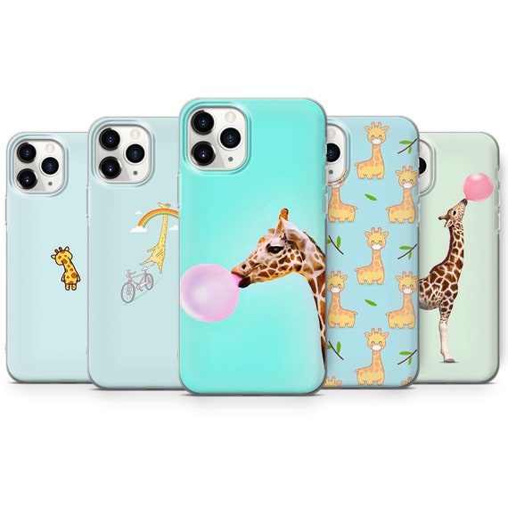Preppy Monogram Pink Lime Green Giraffe Pattern Case-Mate iPhone