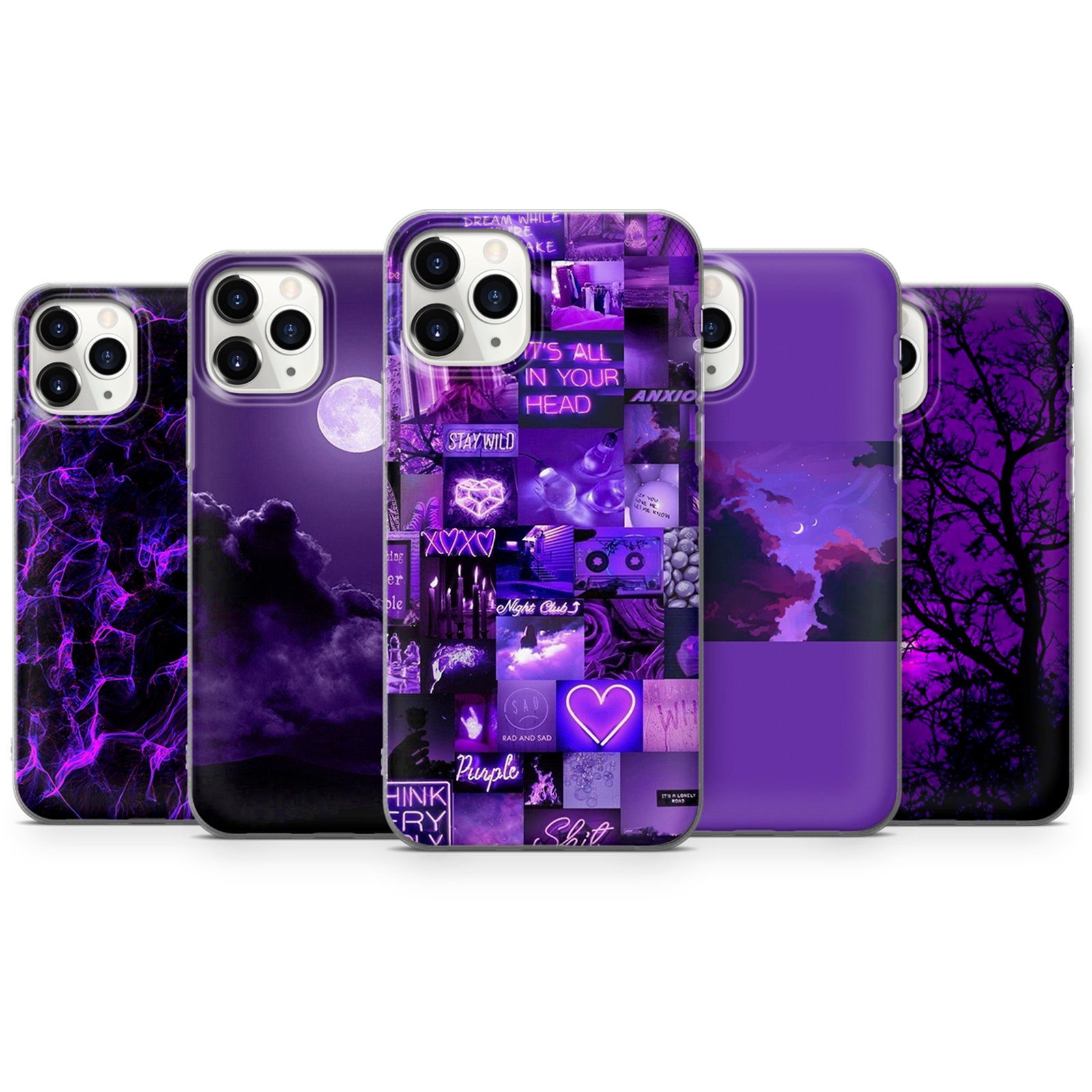 Best Phone Cases for New Purple iPhone 12 and iPhone 12 Mini, Clear Phone  Cases With Designs, Aesthetic Covers for iPhone & Galaxy Devices -   Norway