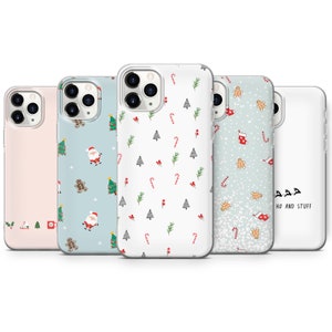 Coque de téléphone de Noël Housse hiver pour iPhone 16 15 14 13 12 11 Pro Max 7 8 Plus Samsung S24 S23 FE S22 Ultra A05 A54 A55 Pixel 9