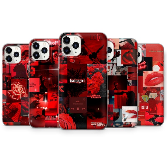 Indie Collage Case Compatible with iPhone 12 Pro Max,Aesthetic Art Design  TPU Full Cover Shock-proof Case 