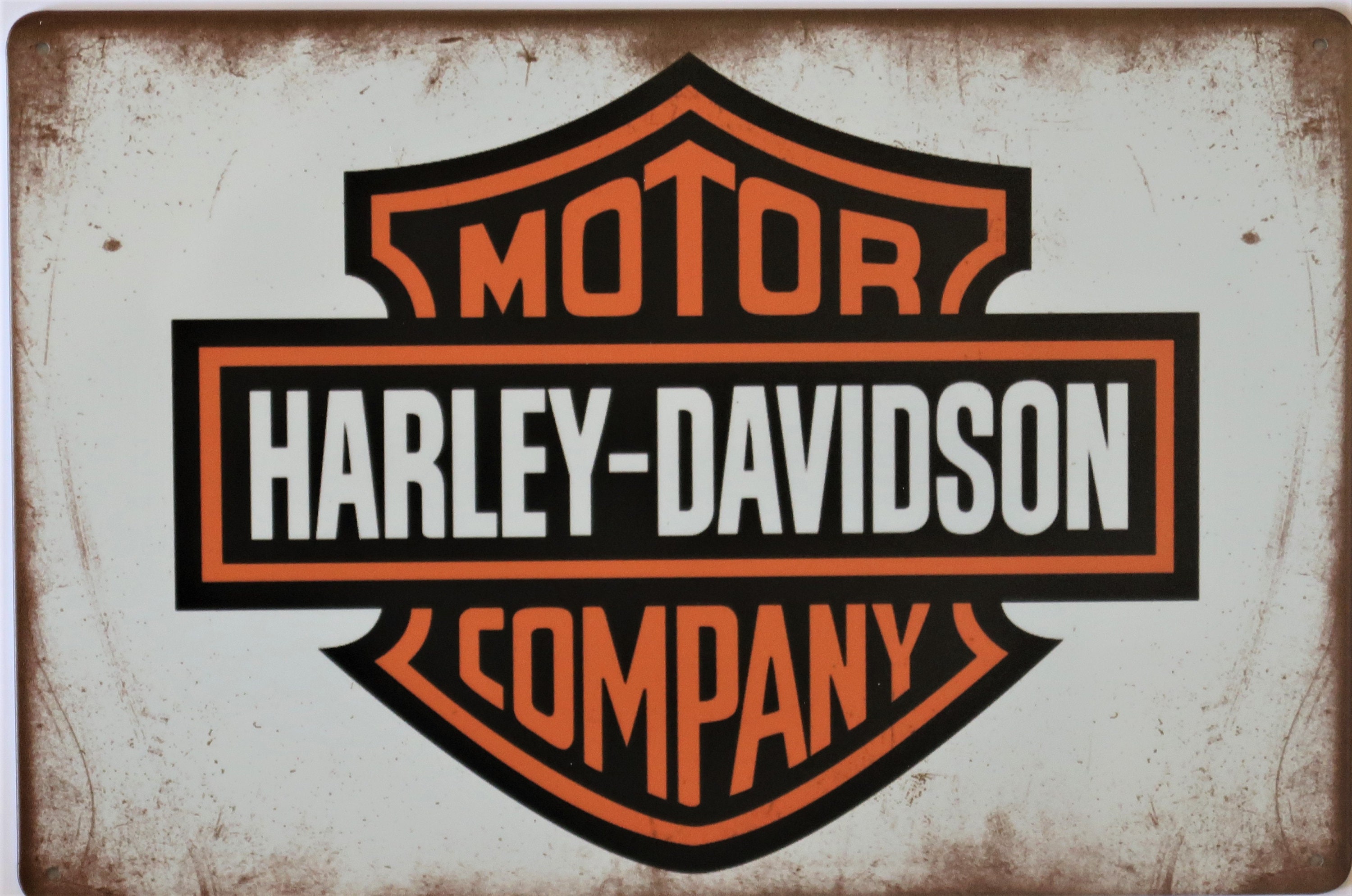 Harley Davidson Parking Only embossed metal sign a4 vintage style garage man bar 