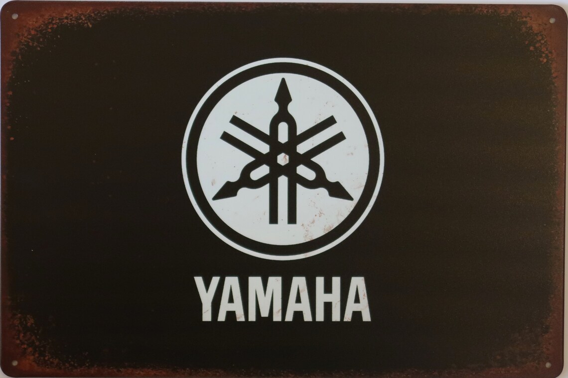Yamaha Motorcycle Garage Sign Wall Plaque Vintage Sign 30cm X Etsy