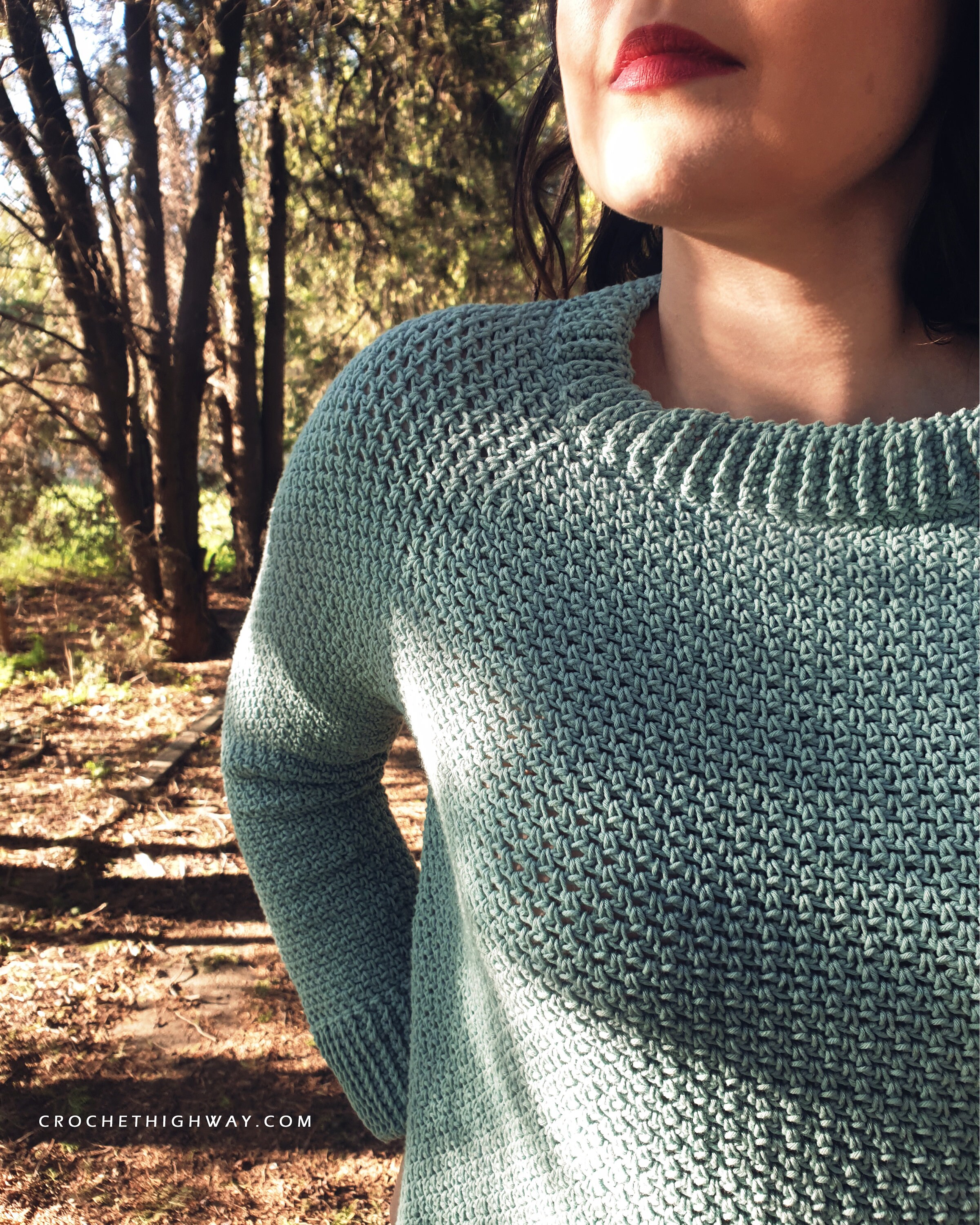 Don't Scrap That Raglan CROCHET PATTERN, Modified Raglan Sweater ...
