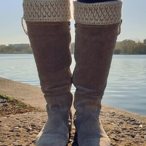 Cosmopolitan Legwarmers & Boot Cuffs CROCHET PATTERN, crochet legwarmers, crochet boot cuffs, crochet legwear, easy legwarmers pattern image 5