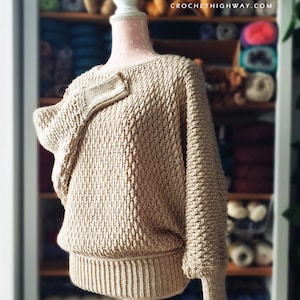 Cosmopolitan Sweater CROCHET PATTERN Crochet Jumper Crochet - Etsy