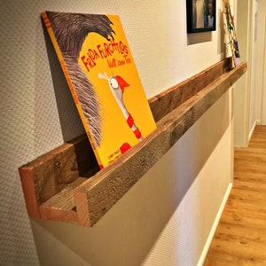 Sustainable/ Recycled picture bar, Wall shelf, Spice rack, Wall decoration, Home décor made of recycled, rescued wood