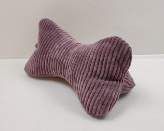 Leseknochen Breitcord altrosa Lesekissen/Nackenkissen/Dekokissen