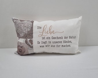Kissen mit spruch Etsy.de