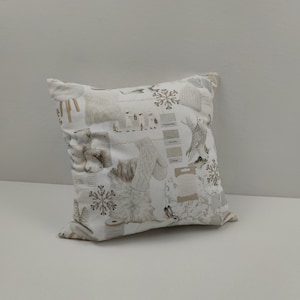 Pillow cushion cover cushion cover with winter animals - gift different sizes