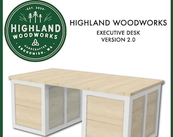 Planos de escritorio ejecutivo