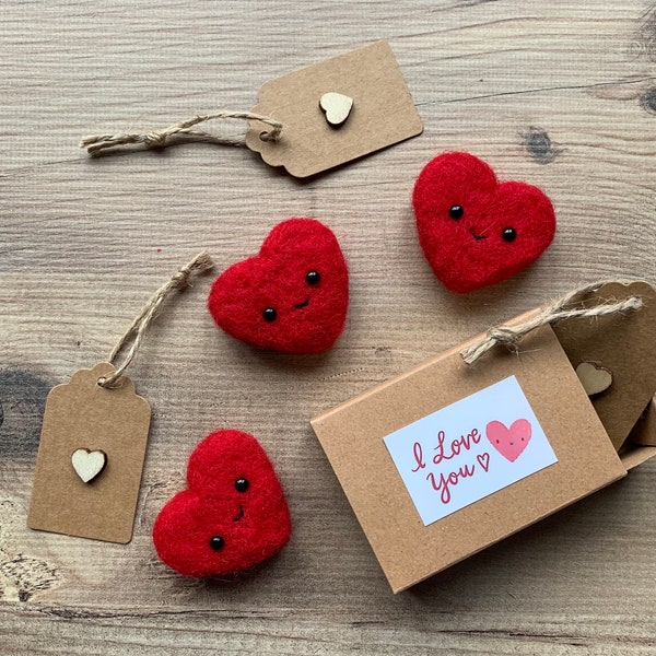 Matchbox Heart | Cute little Heart in a box | Letterbox love gift | I love you | Small love gift | Cute Mini gift | Cute anniversary gift
