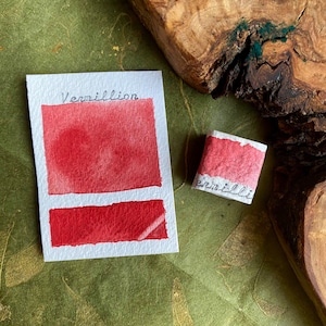 Vermillion Handmade Watercolor Paint