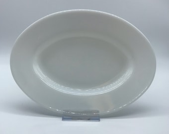 Oval 8.25"/21cm Plates x 6 Porcelite Restaurant Dinning Plate Tableware Catering 