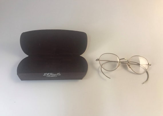 L M Prince Co Eyeglasses and Case - image 3