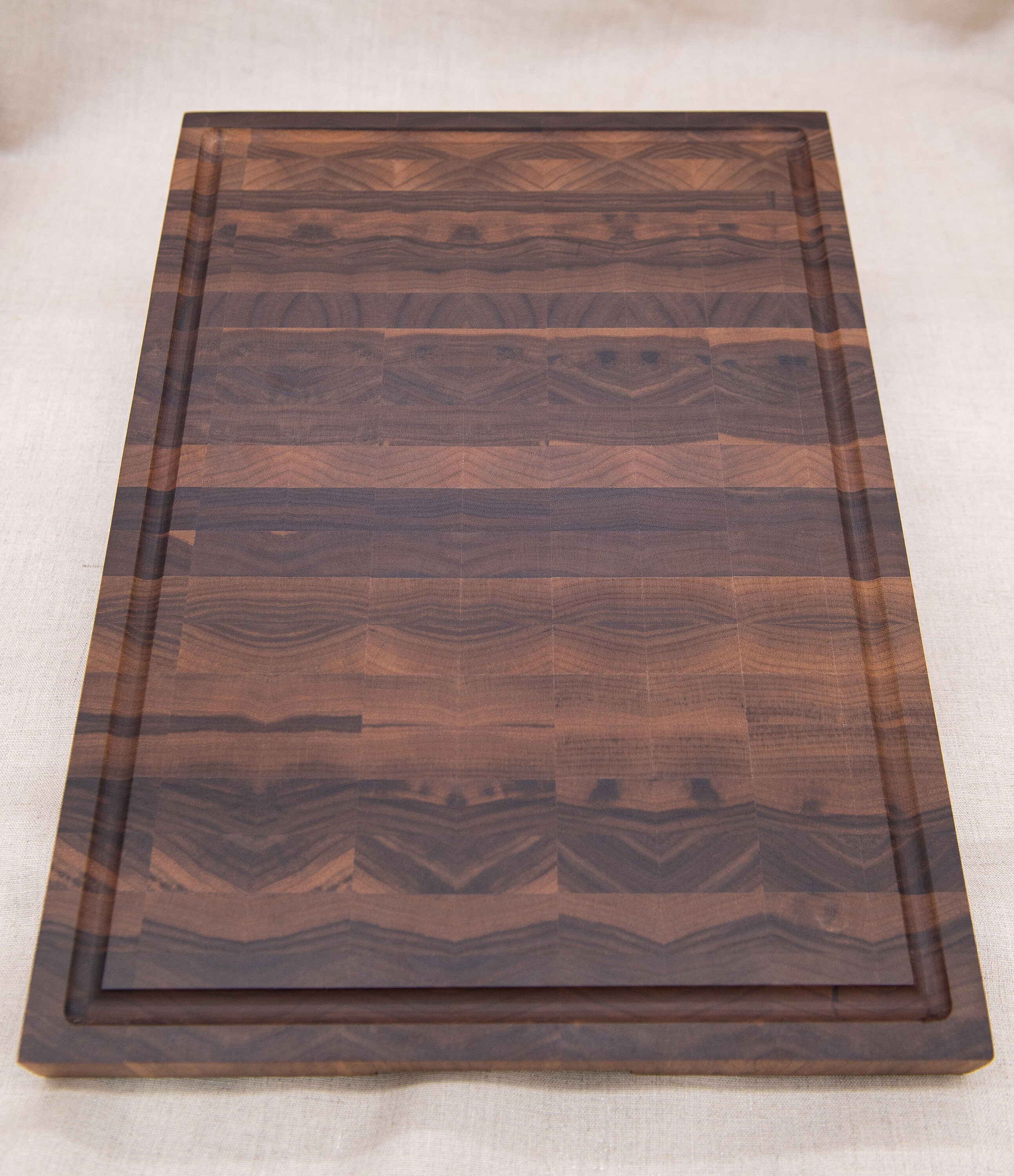 Handmade End Grain Walnut Cutting Board - Customizable