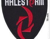 Halestorm Coat Of Arm Us Rockband Patch Badge Embroidered Iron on Applique Souvenir Accessory