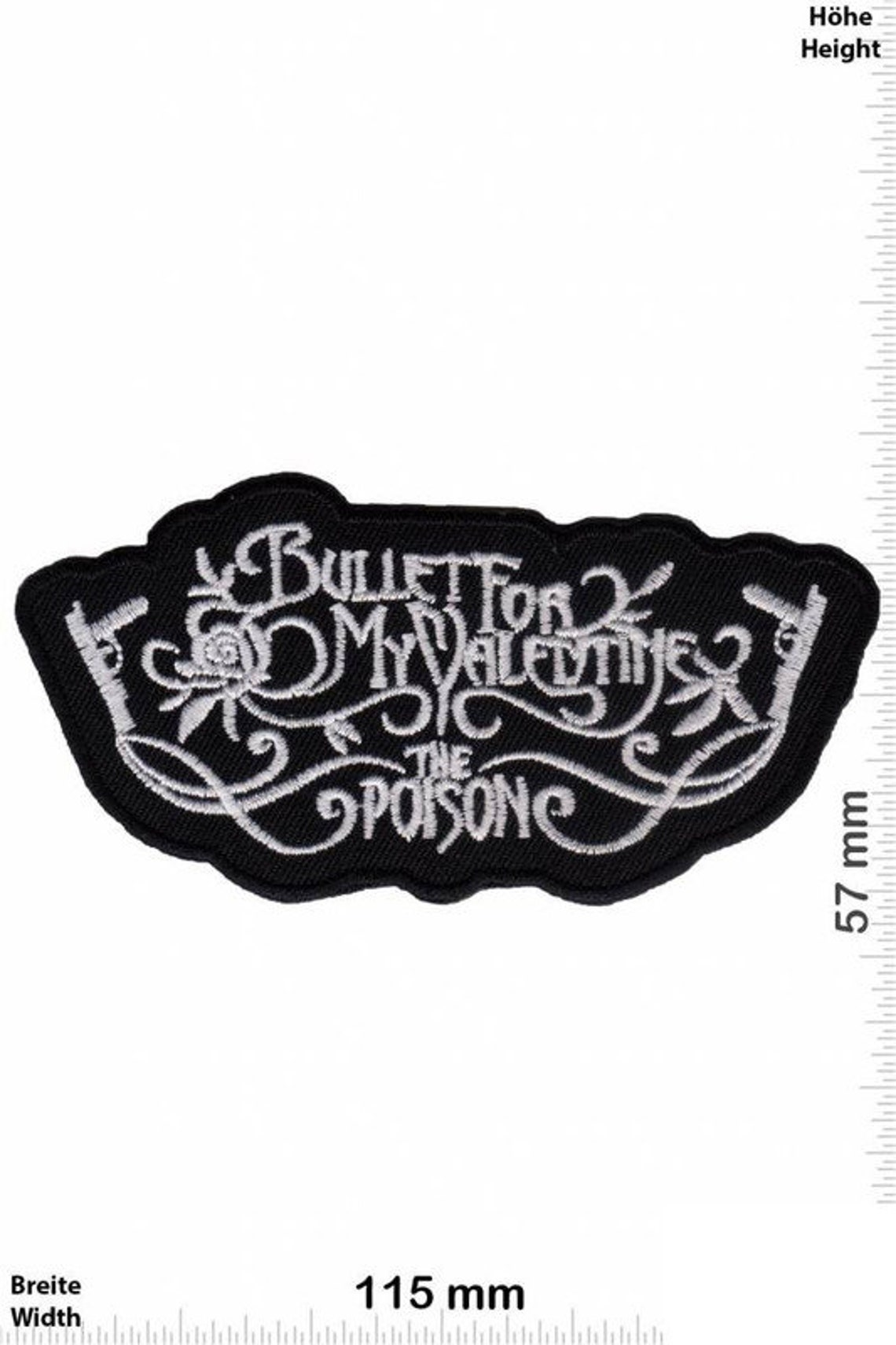Bullet For My Valentine Th Patch Badge Embroidered Iron on Etsy