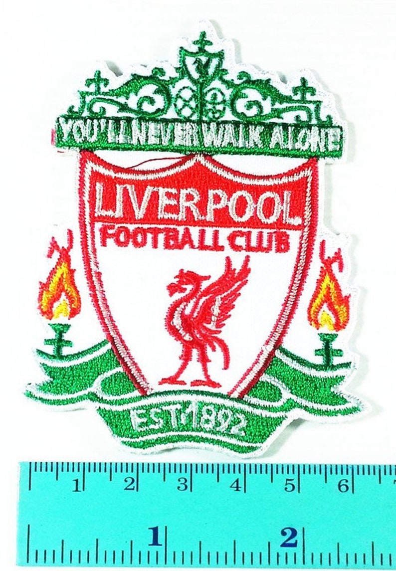 Liverpool Footbal Club Patch Badge Embroidered Iron on Applique Souvenir Accessory