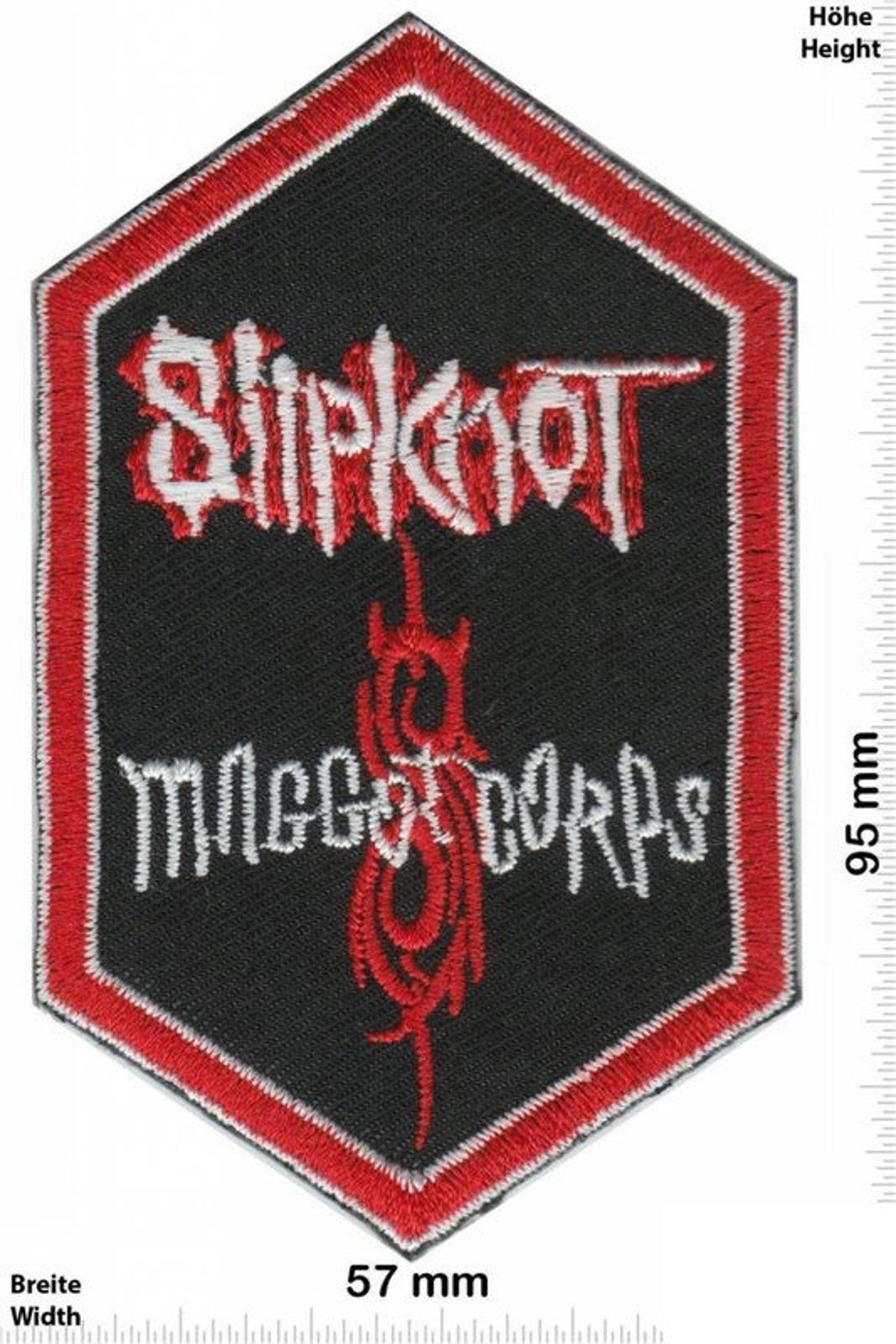Slipknot Black Red Patch Badge Embroidered Iron on Applique Etsy