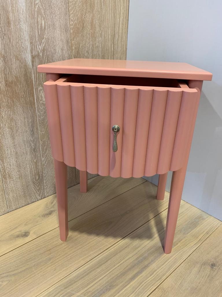 Fluted Bedside Table Etsy UK