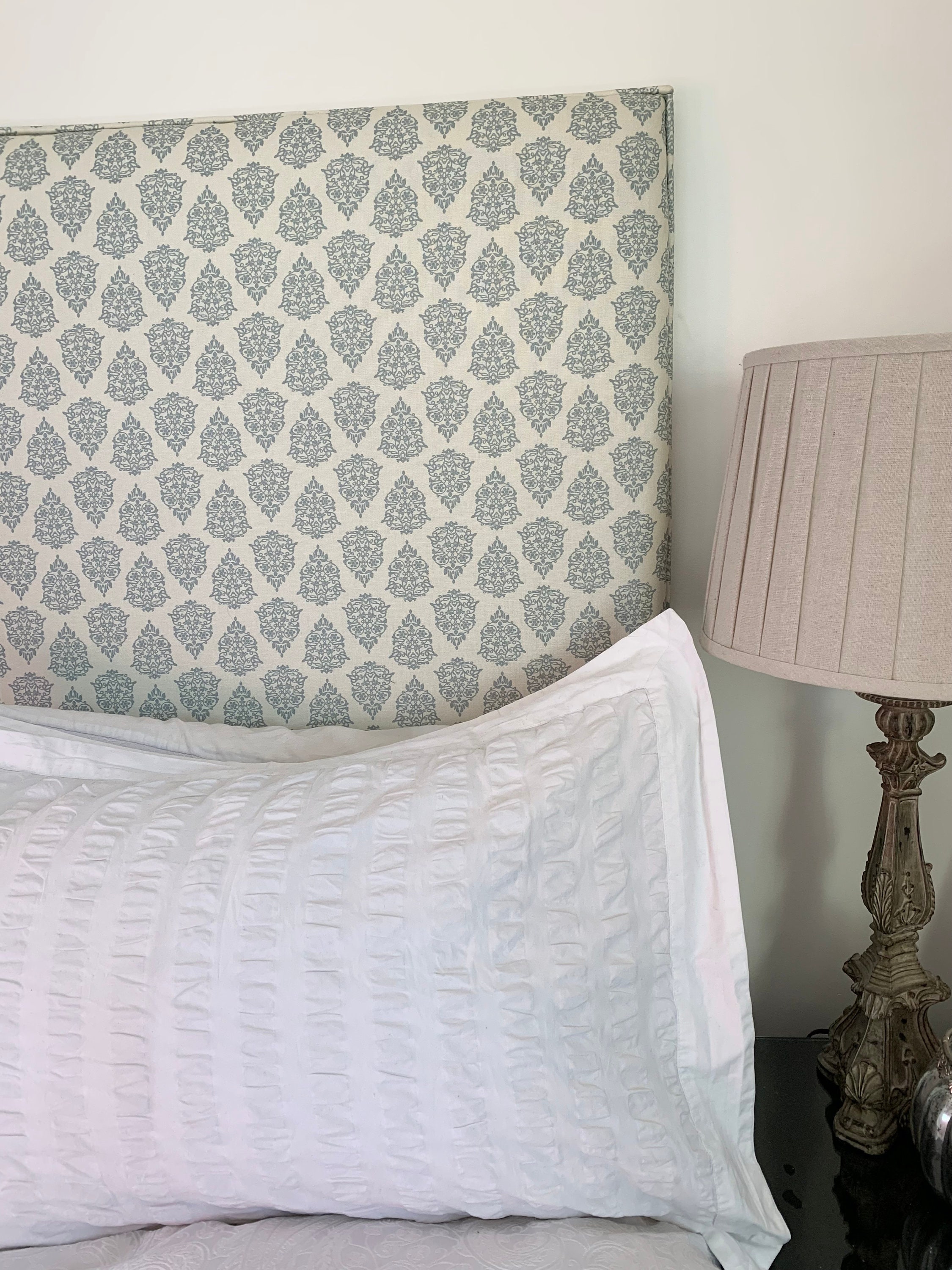 Upholstered 2024 patterned headboard