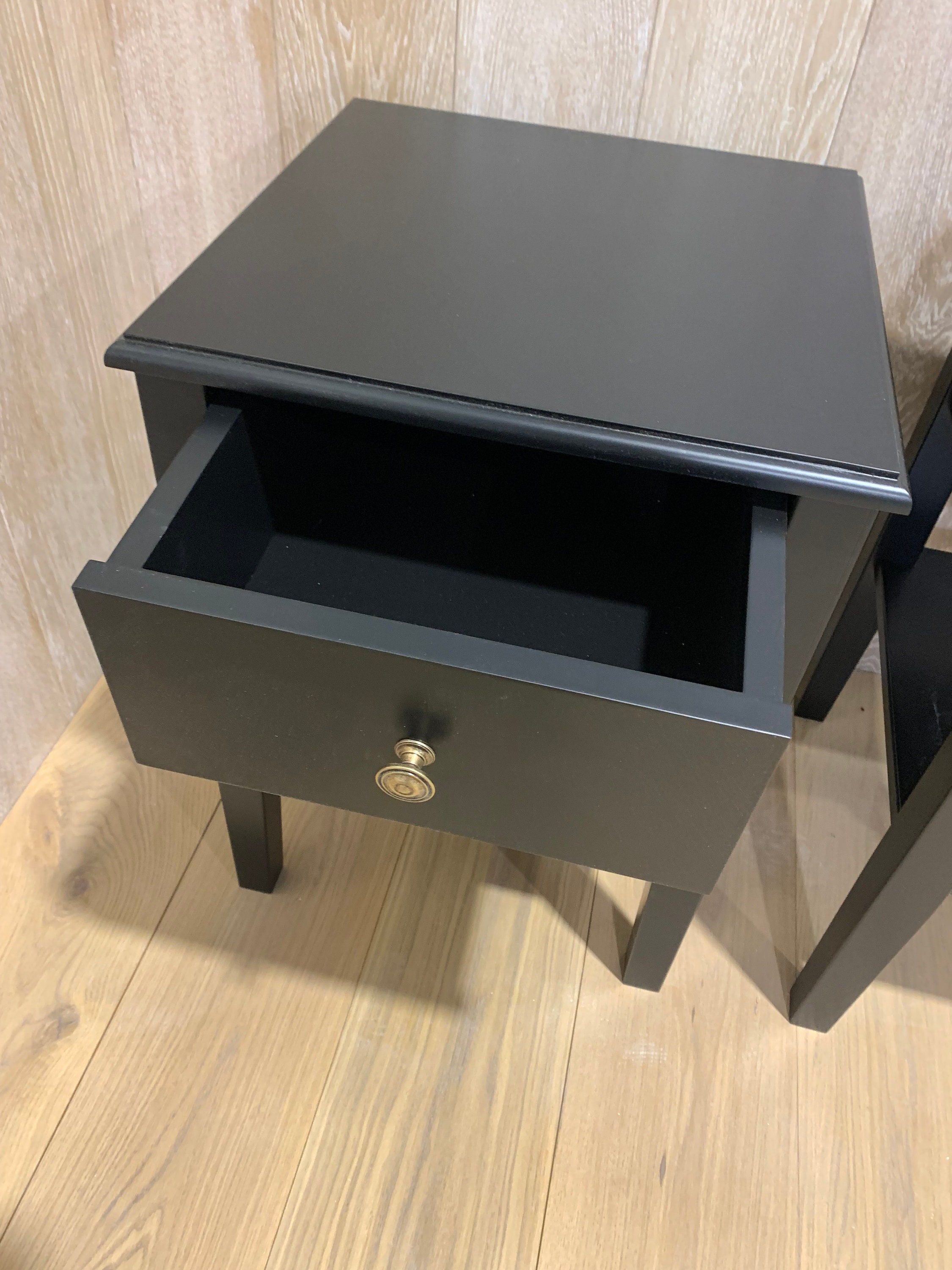 Bedside Tables With Shelf Etsy UK