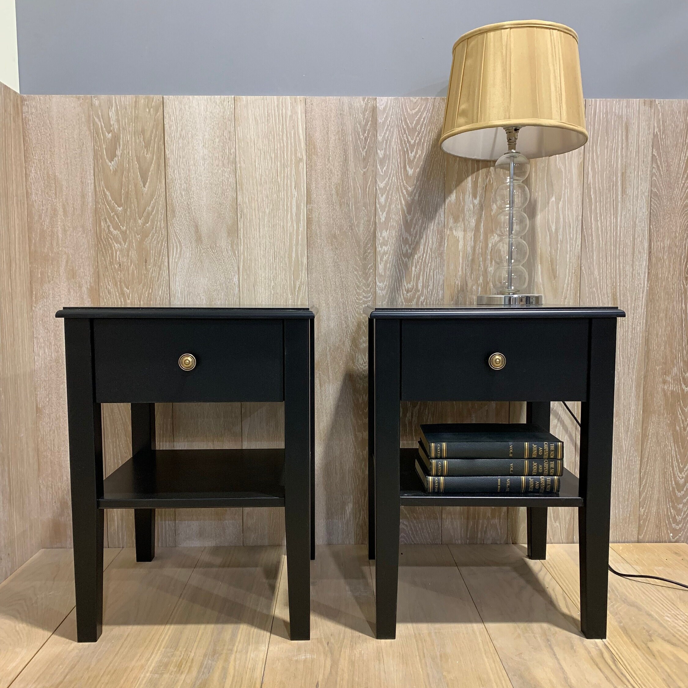 Bedside Tables With Shelf - Etsy UK