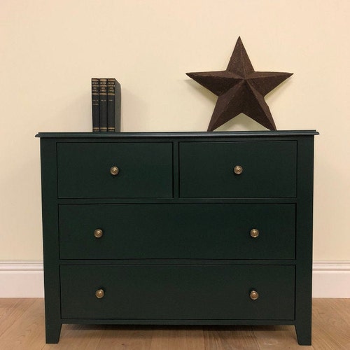 Green Shabby Mini Chest of Drawers Etsy