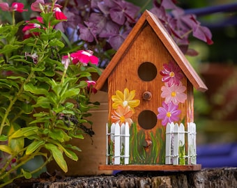 Hand Painted Decorative Birdhouse