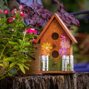 Hand Painted Decorative Birdhouse