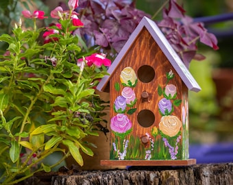 Hand Painted Decorative Birdhouse