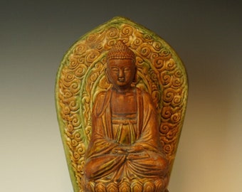 Chinese Sancai Buddha Statue W/Base