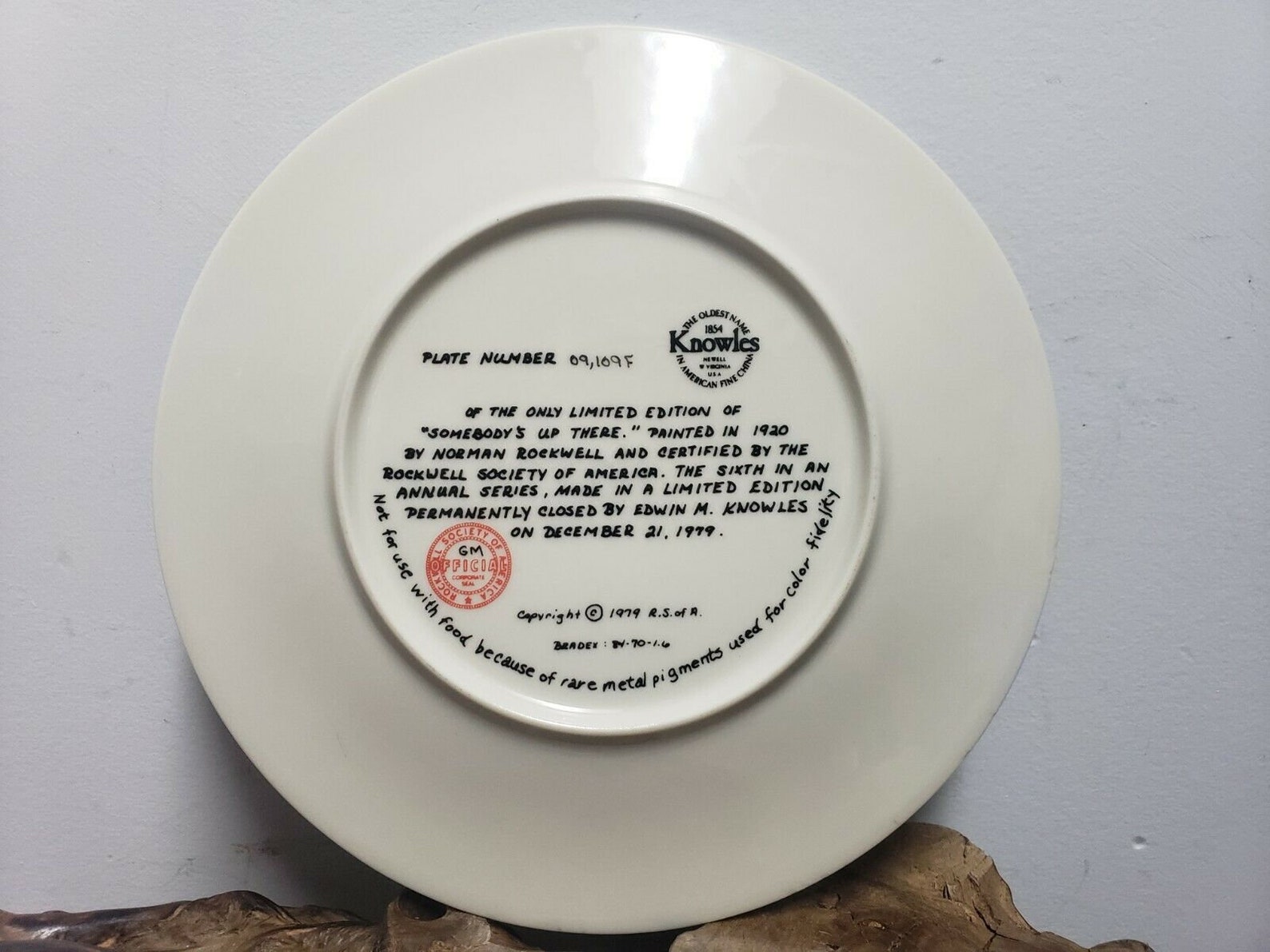 Knowles Plates Decorative Plate Norman Rockwell Etsy